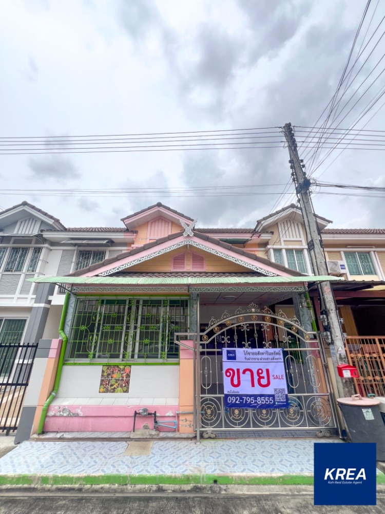For SaleTownhomePathum Thani,Rangsit, Thammasat : 🚨 Selling a 2-storey townhouse, Pruksa Ville 16 Rangsit-Ongkharak project, already extended, selling at the cheapest price in the project.