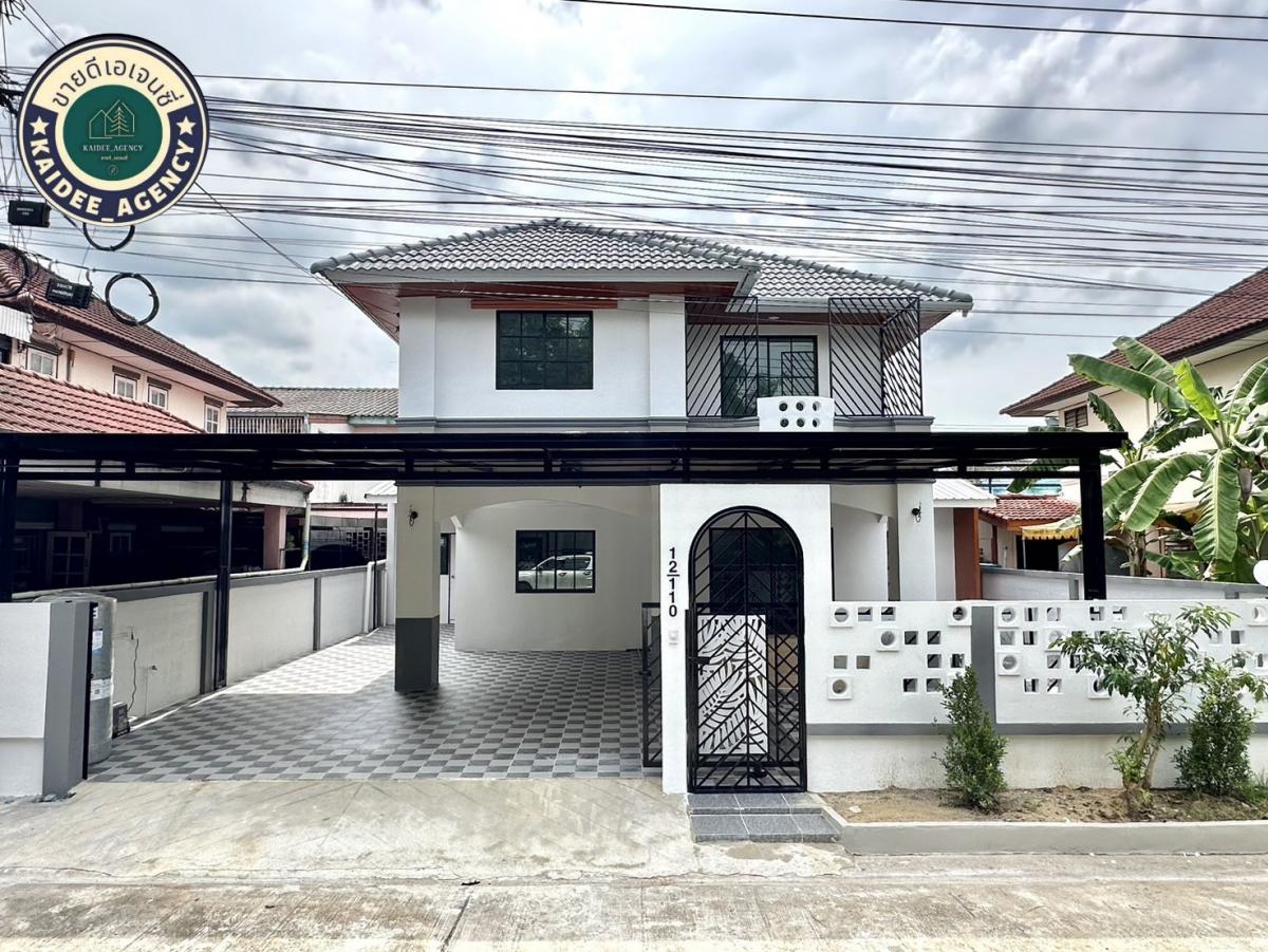 ขายบ้านมีนบุรี-ร่มเกล้า : บ้านเดี่ยว 2 ชั้น หมู่บ้านณัฐวรรณ สังฆสันติสุข 18 กระทุ่มราย หนองจอก แม็คโครหนองจอก ตลาดสดหนองจอก โรงเรียนเซนต์เทเรซ่า มหาลัยเทคโนโลยีมหานคร โลตัส บิ๊กซี Top Supermarket