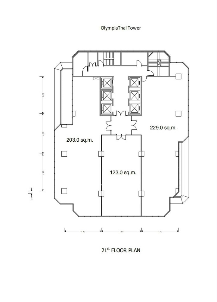 For RentOfficeRatchadapisek, Huaikwang, Suttisan : Office area for rent at Ratchadaphisek Olympia Thai Tower Olympia Thai Tower, 21st floor, 229 sqm.178,620 baht/month 