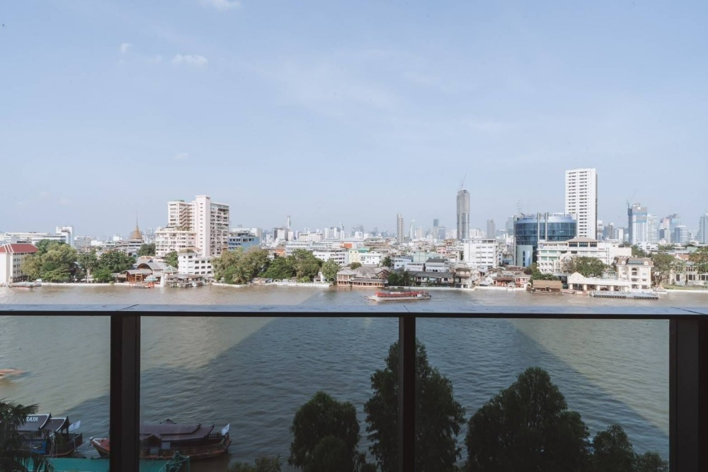 For SaleCondoWongwianyai, Charoennakor : Banyan Tree Residence Bangkok Banyan Tree Residence Riverside Bangkok, 2-bedroom riverfront condo, River front Unit 160 sq.m., price 40.90 million baht*