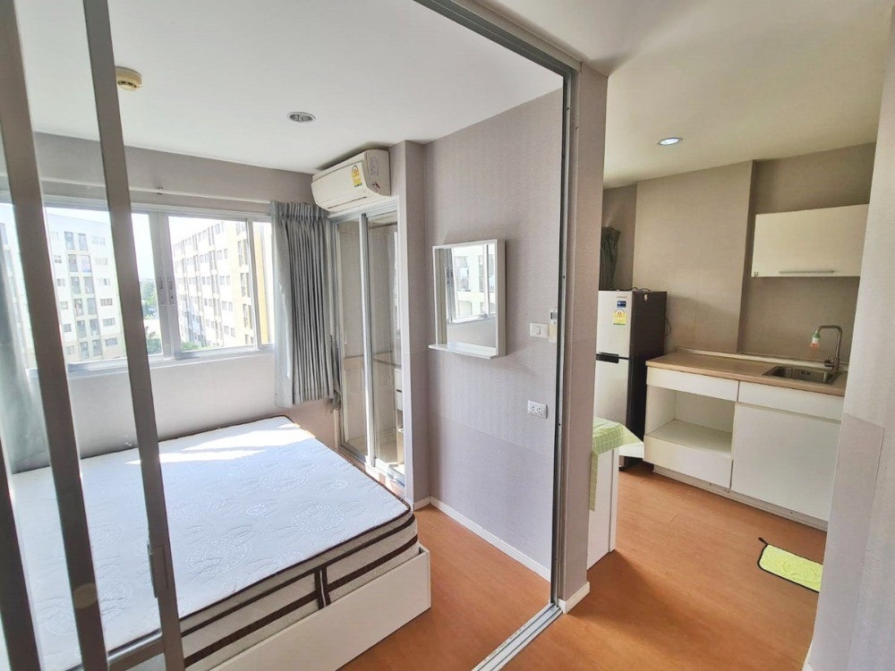 For SaleCondoKaset Nawamin,Ladplakao : S-LPRL105  Sale, Lumpini Condo Town Raminthra - Latplakhao phase 1, building B1, floor 7, garden view, 23 sqm. 1.28 million, 064-959-8900