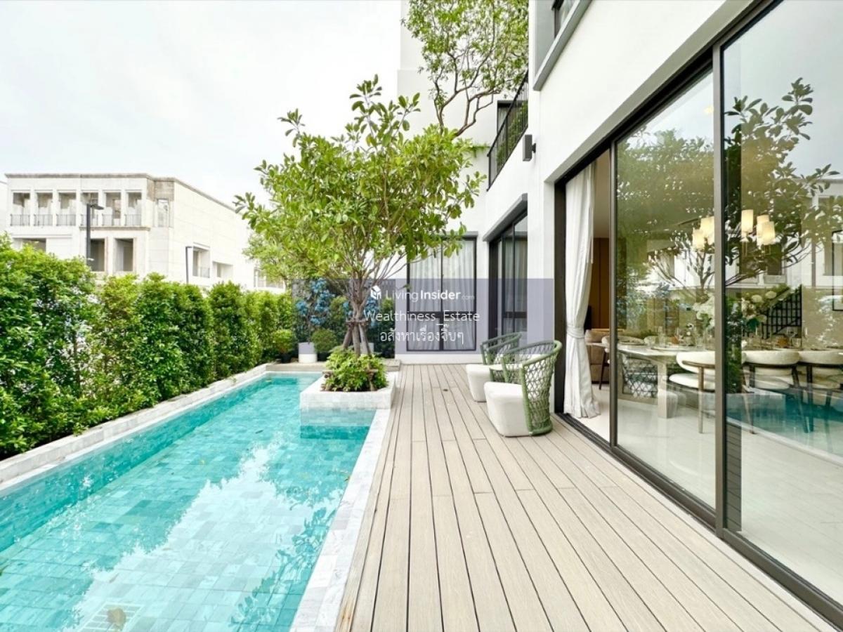 For SaleHousePattanakan, Srinakarin : House for sale on the road, Airy Srinakarin project, Bangkok, Kreetha, size 556 sq m, 5 bedrooms, 4 parking spaces, price 32 million, interested in making an appointment to view 0808144488
