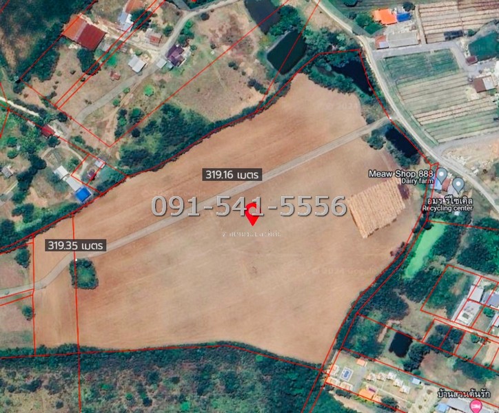 For SaleLandPak Chong KhaoYai : 1 plot of land, size 40-2-58 rai, Pak Chong, Nakhon Ratchasima, next to the road, Soi Takhian Thong, near Baan Suan Ton Rak