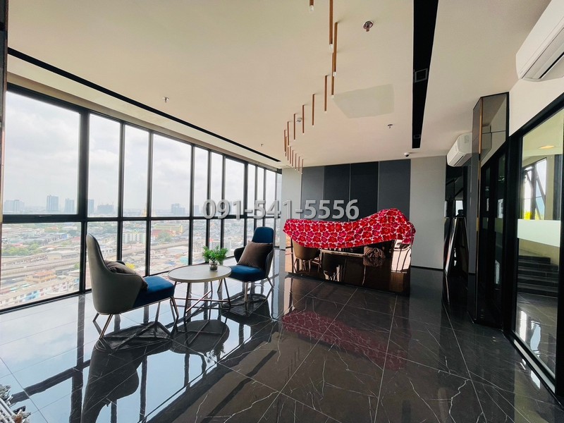 ขายคอนโดท่าพระ ตลาดพลู วุฒากาศ : ขายคอนโด The Privacy Thaphra Interchange 23.09 ตรม ชั้น 11 เฟอร์นิเจอร์ครบชุด วิวสวยเห็นสระน้ำและรถไฟฟ้า