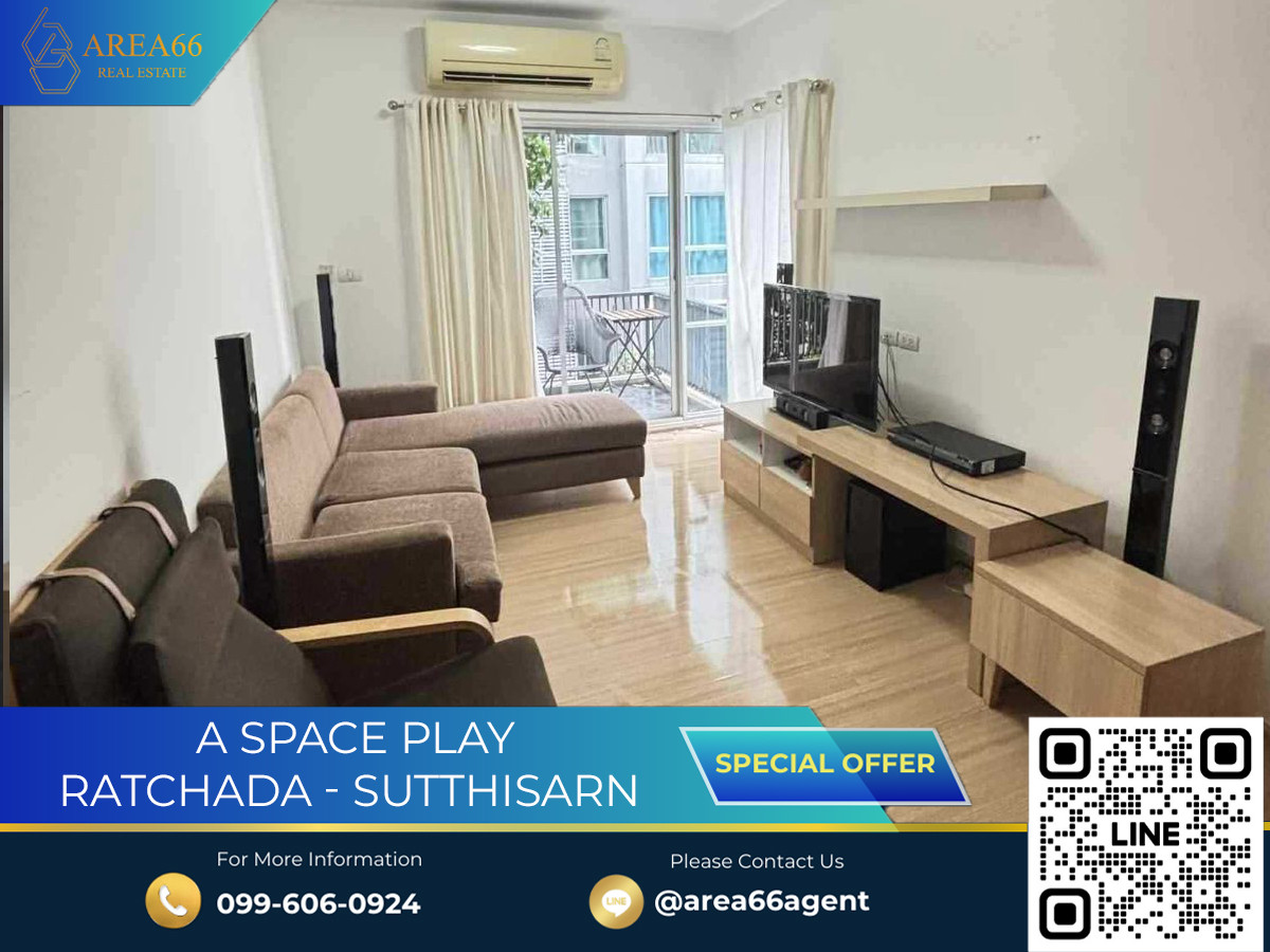 ขายคอนโดรัชดา ห้วยขวาง : 🔥 ขายด่วน!! คอนโด A space play รัชดา-สุทธิสาร