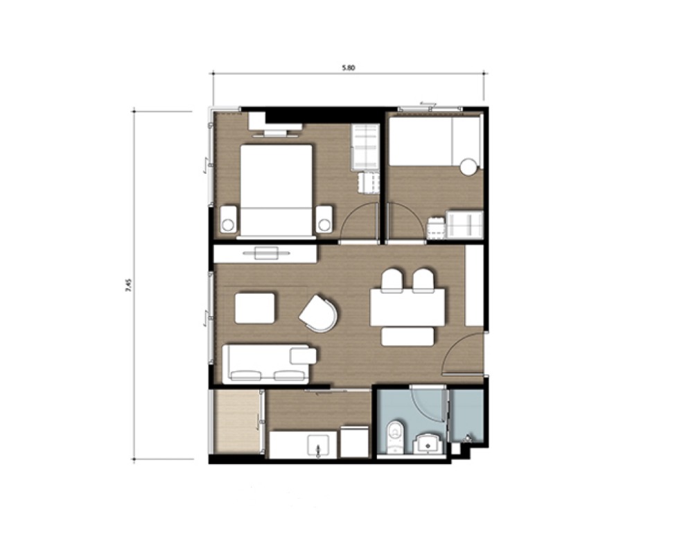 For SaleCondoRathburana, Suksawat : Issi Condo Suksawat Issi Condo Suksawat 8th floor (new room, never occupied) corner room