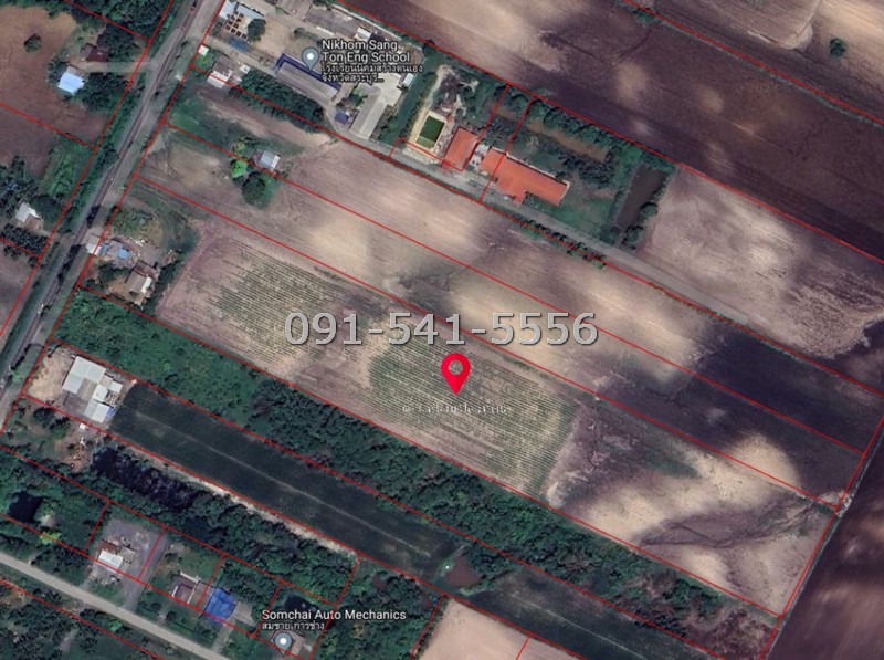 ขายที่ดินสระบุรี : ขายที่ดิน 25 ไร่ ริมถนนซอยพิบูลย์อนุสรณ์ พระพุทธบาท สระบุรี