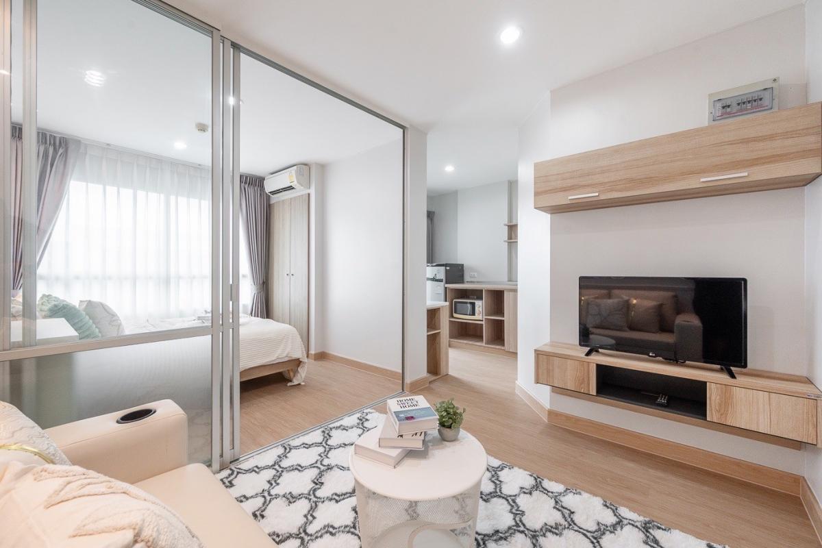 For SaleCondoNawamin, Ramindra : 🏡 Come live a warm life in Nawamin area 🌳 Meet the needs of the new generation and a warm family atmosphere 🌈☀️ Lumpini Park Nawamin Sri Burapha ☀️