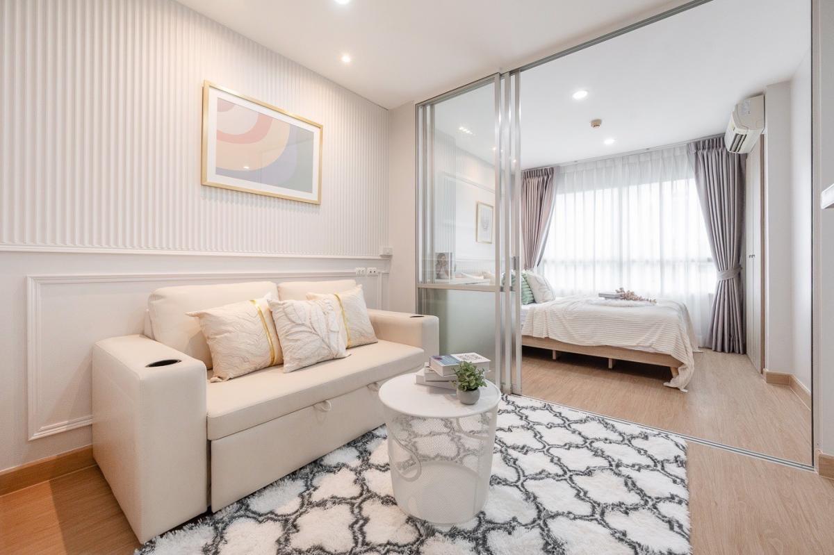 For SaleCondoNawamin, Ramindra : 🏡 Come live a warm life in Nawamin area 🌳 Meet the needs of the new generation and a warm family atmosphere 🌈☀️ Lumpini Park Nawamin Sri Burapha ☀️