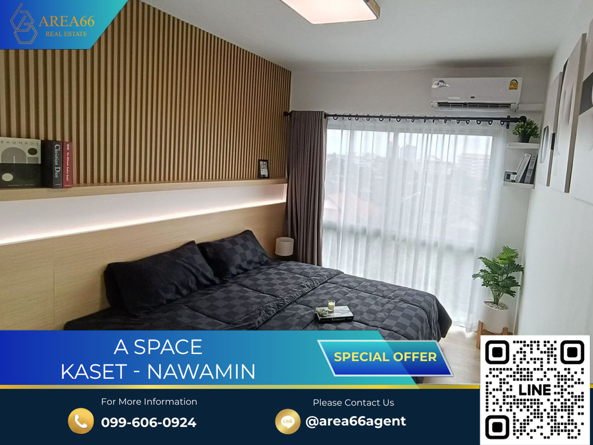 For SaleCondoKaset Nawamin,Ladplakao : 🔥 For sale!! Condo A Space Kaset - Nawamin