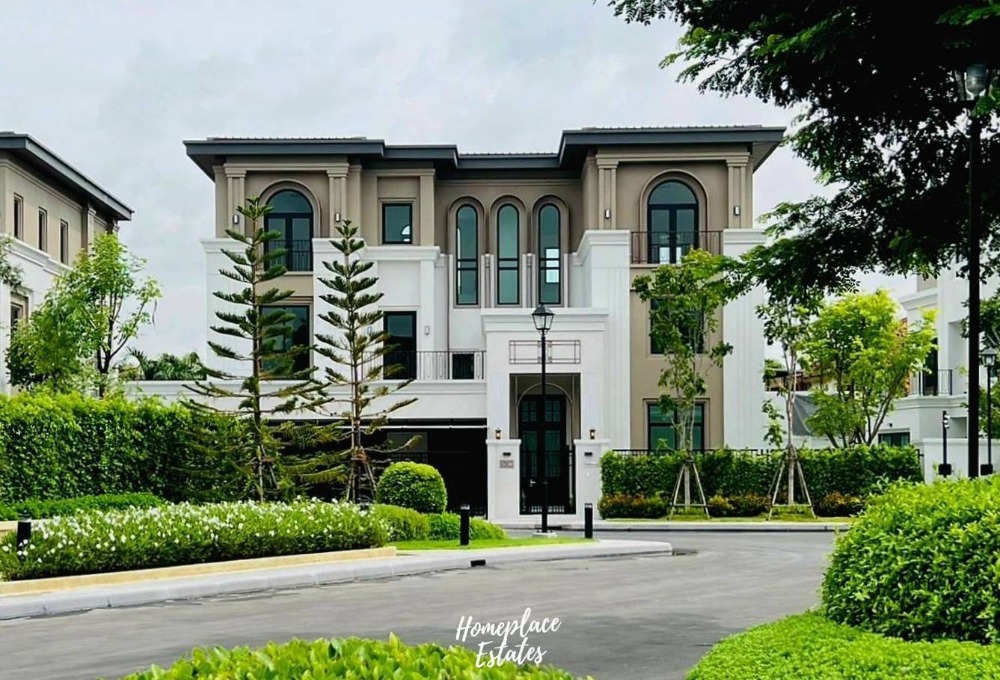 ให้เช่าบ้านพัฒนาการ ศรีนครินทร์ : Luxury House For Rent ให้เช่า คฤหาสน์สุดหรู Cinq Royal Krungthep Kreetha