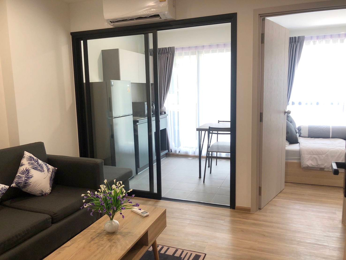 For RentCondoBangna, Bearing, Lasalle : Condo for rent, Alro Lasalle 17, Sukhumvit 105 (Alro Lasalle17- Sukhumvit105), pool view room 💥New room + new furniture, complete electrical appliances, just bring your bags and move in.