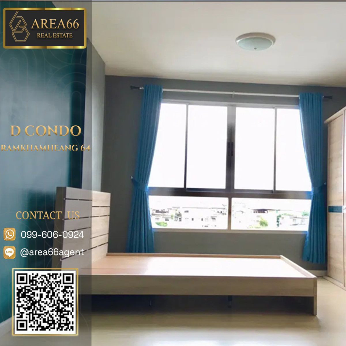 ขายคอนโดเสรีไทย-นิด้า : 🔥 ขายด่วน!! คอนโด D Condo รามคำแหง64