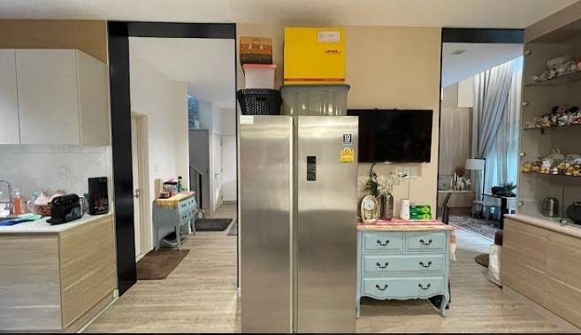 ขายบ้านนวมินทร์ รามอินทรา : S-HSKR101 ขาย บ้านเดี่ยว หมู่บ้านไซมิสคิน รามอินทรา 64 2ชั้น 95.6ตร.ว พื้นที่ใช้สอย 334ตร.ม 4นอน 5น้ำ 18.5 ล้าน 064-959-8900