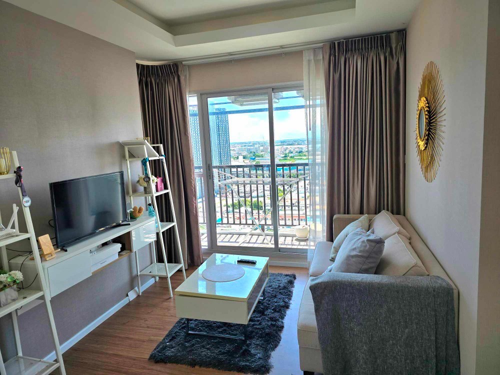 For SaleCondoSamut Prakan,Samrong : S-NTHP105 Condo for sale, Notting Hill Sukhumvit-Phraeksa, 25th floor, river view, 40.89 sq m., 2 bedrooms, 1 bathroom, 2.45million 064-959-8900