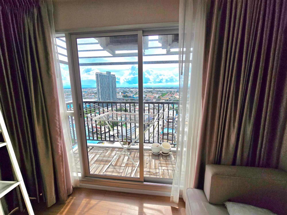 For SaleCondoSamut Prakan,Samrong : S-NTHP105 Condo for sale, Notting Hill Sukhumvit-Phraeksa, 25th floor, river view, 40.89 sq m., 2 bedrooms, 1 bathroom, 2.45million 064-959-8900