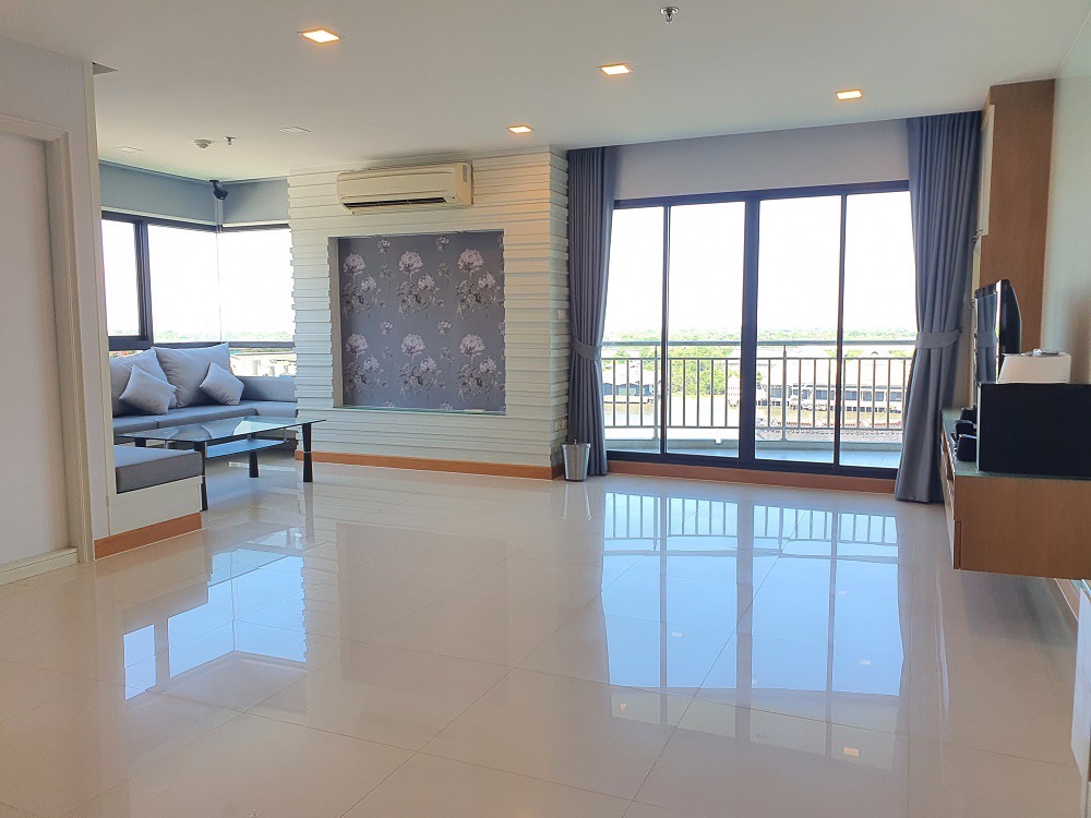 For SaleCondoRama3 (Riverside),Satupadit : S-LPNR104 Condo for sale, Lumpini Place Narathiwat-Chao Phraya, 11th floor, Chao Phraya River view, 135 sq m., 3 bedrooms, 2 bathrooms, 14.5 million, 064-959-8900