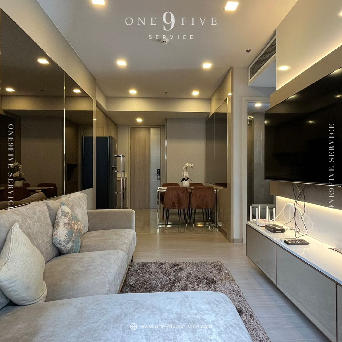 For RentCondoRama9, Petchburi, RCA : 🔥𝐔𝐫𝐠𝐞𝐧𝐭 𝐟𝐨𝐫 𝐫𝐞𝐧𝐭🔥2-𝐁𝐄𝐃 ready to move in,Free wi-fi size 55 sq.m. 55,000 baht. call 093-8417679🌻