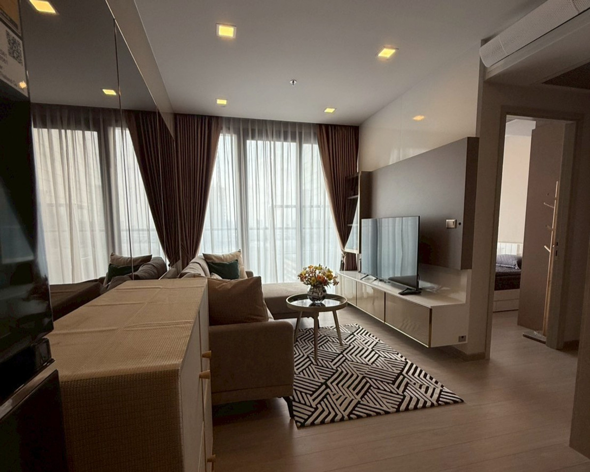 For RentCondoRama9, Petchburi, RCA : 🔥𝐔𝐫𝐠𝐞𝐧𝐭 𝐟𝐨𝐫 𝐫𝐞𝐧𝐭🔥2-𝐁𝐄𝐃 ready to move in, 55 sq.m. 47,000 baht. call 093-8417679🌻