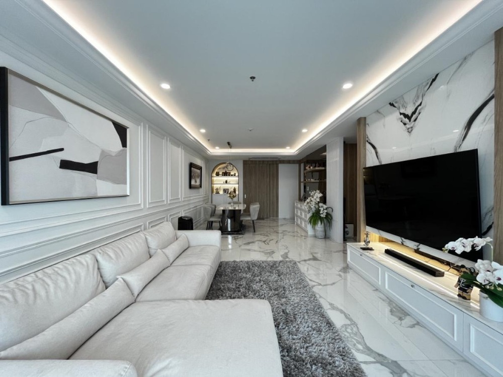 For SaleCondoRama3 (Riverside),Satupadit : S-PRST101 Condo for sale, Parco Sathorn, 28th floor, Mahanakhon view, 129 sq m., 2 bedrooms, 2 bathrooms, 21.99 million, 064-959-8900