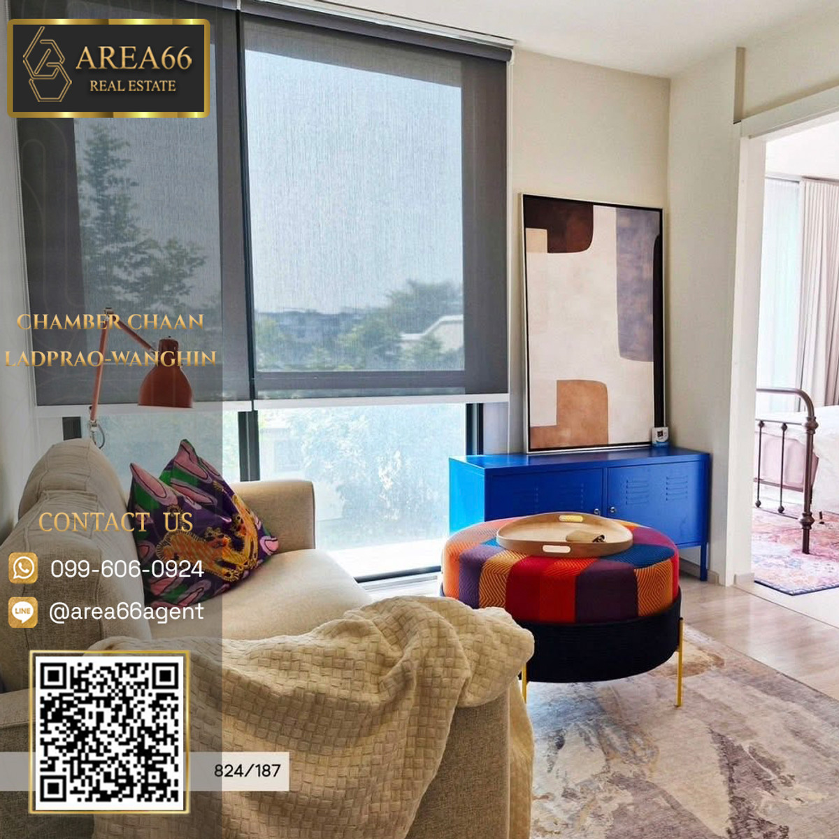 For SaleCondoKasetsart, Ratchayothin : 🔥 For sale !! Condo Chambers Chan Lat Phrao-Wang Hin