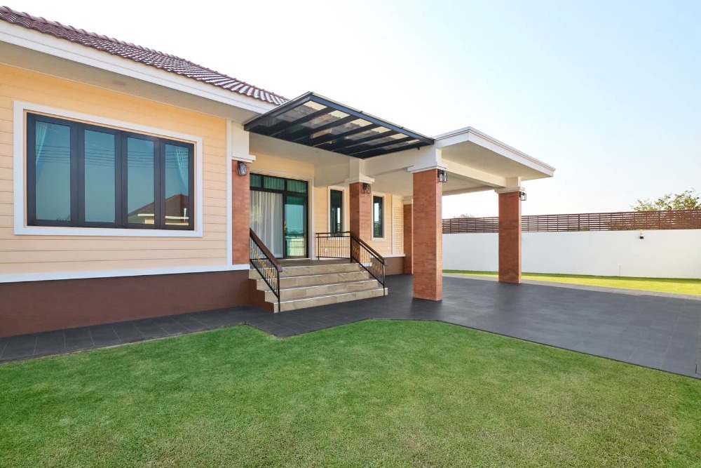 For SaleHouseHuahin, Prachuap Khiri Khan, Pran Buri : For sale: Single house with swimming pool, Pranburi