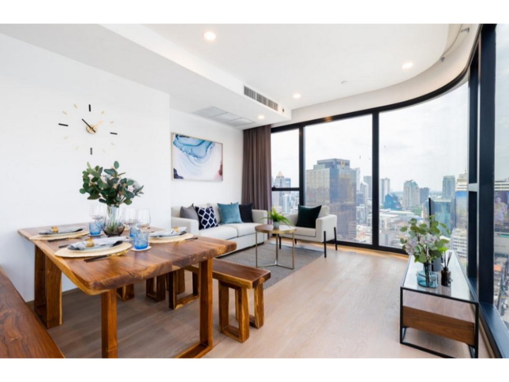 ให้เช่าคอนโดสยาม จุฬา สามย่าน : Rent 2 bedroom Ashton Chula - Silom