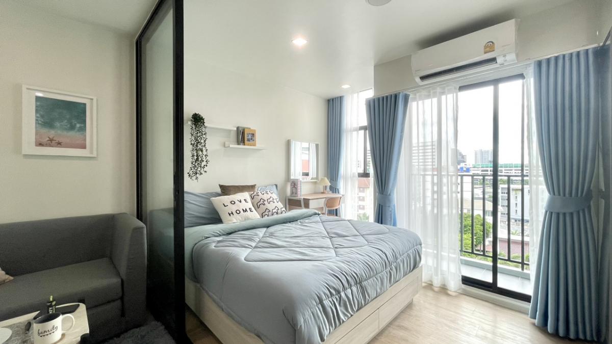 For RentCondoRatchadapisek, Huaikwang, Suttisan : For rent: Condo Ivory Ratchada 32, new room, fully furnished, 12,000/month, just bring your bags and move in‼️🤍