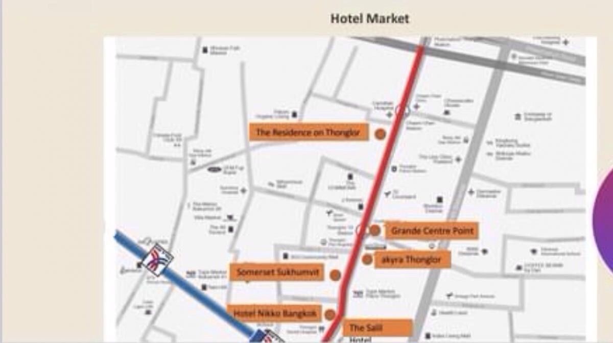 ขายที่ดินสุขุมวิท อโศก ทองหล่อ : ที่ดินสุขุมวิท 59 พื้นที่ 429 ตรว. สำหรับโครงการ High Rise 600 ม. จาก BTS ทองหล่อ สามารถสร้างอาคารสูงที่มีความสูงกว่า 200เมตร