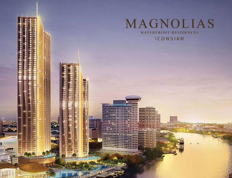 ขายคอนโดวงเวียนใหญ่ เจริญนคร : Condo for Sale Magnolias Waterfront Residences many room type to choose  from 1 Bed, 2 Beds , 3 Beeds and 4 Beds