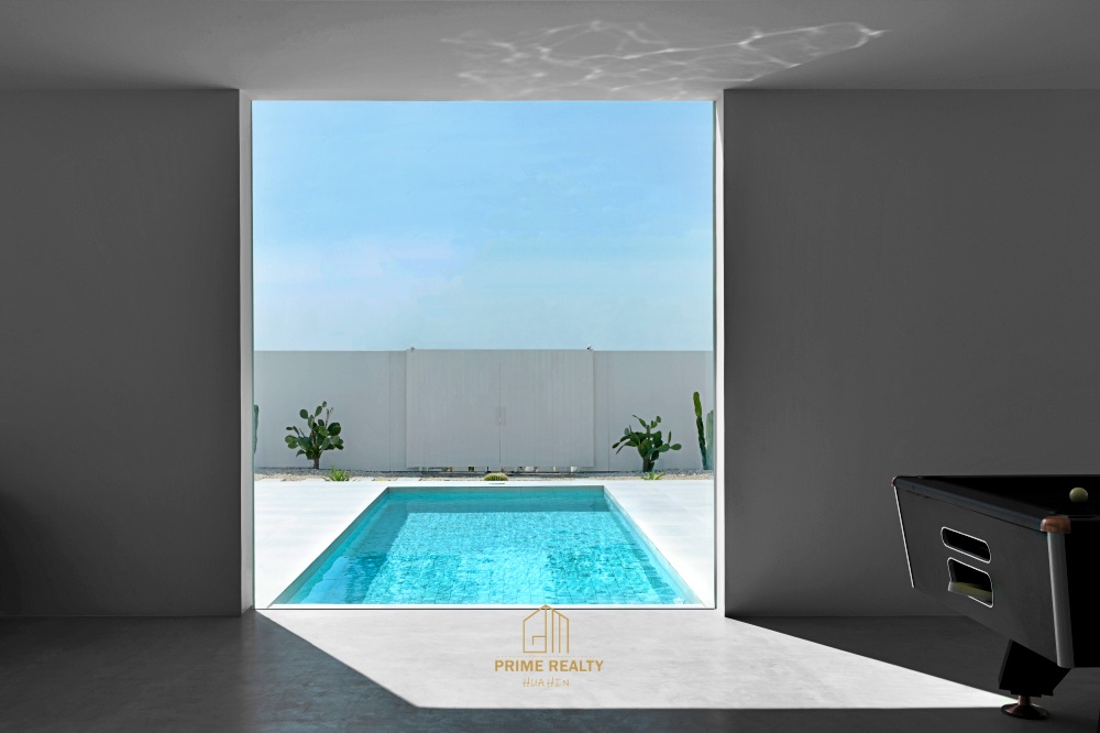 ขายบ้านหัวหิน ประจวบคีรีขันธ์ : ขายบ้านโมเดิร์นสไตล์มินิมอล