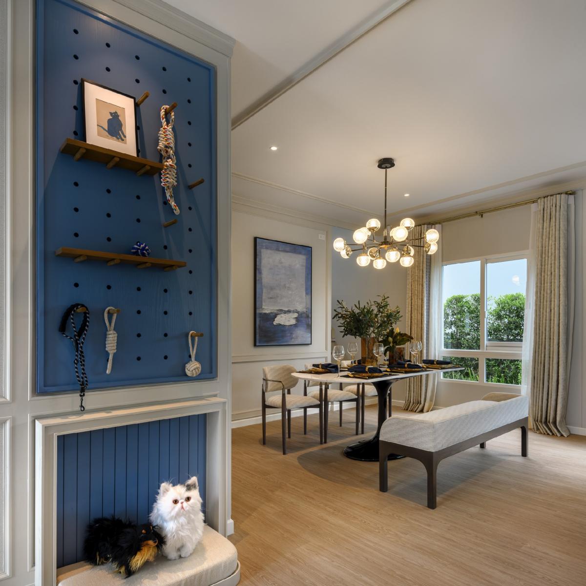 For SaleHouseSamut Prakan,Samrong : 🔥 For sale!!! 🏡 Saransiri Srinakarin Phraeksa from 𝐬𝐚𝐧𝐬𝐢𝐫𝐢 Luxurious single-family home, the largest common area in this area, near BTS Green Line Sukhumvit, 4 bedrooms, 4 bathrooms, size 88.30 sq.w., starting price only 10.79 million ba