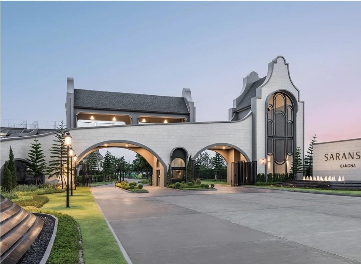 For SaleHouseSamut Prakan,Samrong : 🔥SOLD OUT🔥 For sale!!! 🏡 Saransiri Bangna from 𝐬𝐚𝐧𝐬𝐢𝐫𝐢 New design single house, luxury lakeside, near Bangna Expressway, 4 bedrooms, 3 bathrooms, size 50.80 sq.w., starting price only𝟔.𝟓𝟗  million baht *📱𝟎𝟔𝟏-𝟒𝟓𝟎𝟎𝟗𝟒𝟒