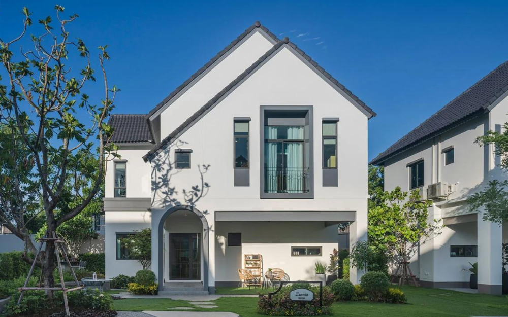 For SaleHouseSamut Prakan,Samrong : 🔥SOLD OUT🔥 For sale!!! 🏡 Saransiri Bangna from 𝐬𝐚𝐧𝐬𝐢𝐫𝐢 New design single house, luxury lakeside, near Bangna Expressway, 4 bedrooms, 3 bathrooms, size 50.80 sq.w., starting price only𝟔.𝟓𝟗  million baht *📱𝟎𝟔𝟏-𝟒𝟓𝟎𝟎𝟗𝟒𝟒