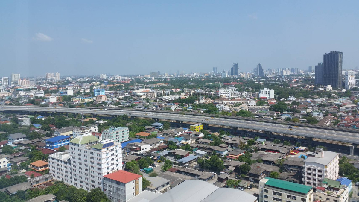 For RentCondoBang Sue, Wong Sawang, Tao Pun : Condo for rent, Regent Home Bang Son Phase 27, beautiful room, Building B, 24th floor, open view, north, rent 8,000 baht 