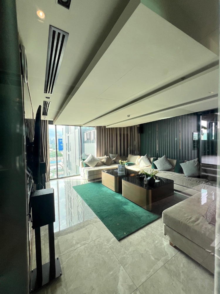 For SaleCondoOnnut, Udomsuk : Fully furnished condo, ready to move in, Chao Phraya River view, price 3.99 million baht, free transfer