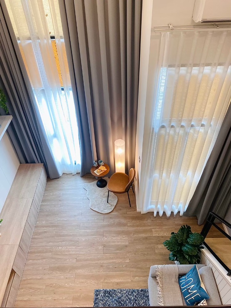 For SaleCondoOnnut, Udomsuk : Fully furnished condo, ready to move in, Chao Phraya River view, price 3.99 million baht, free transfer