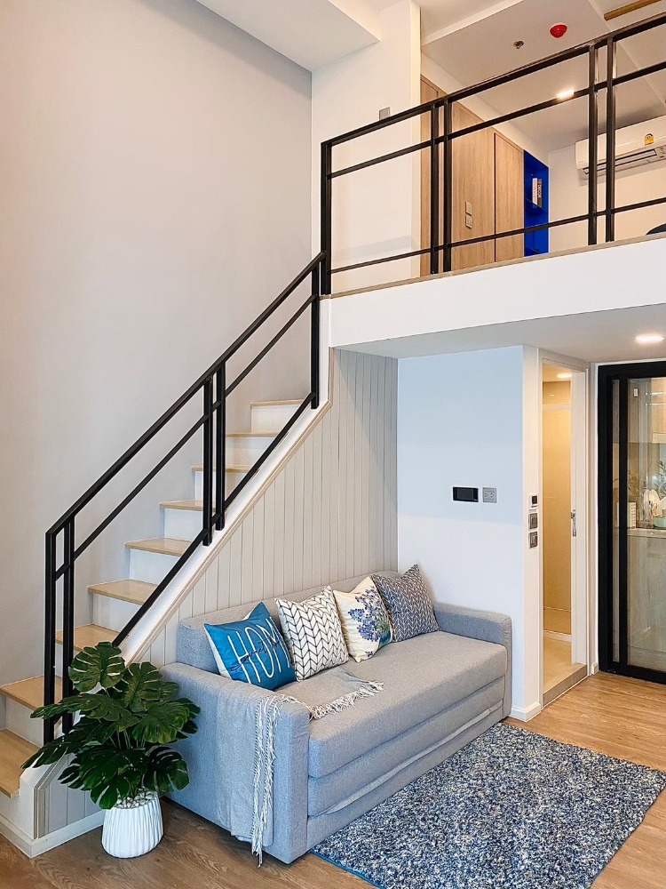 For SaleCondoOnnut, Udomsuk : Fully furnished condo, ready to move in, Chao Phraya River view, price 3.99 million baht, free transfer