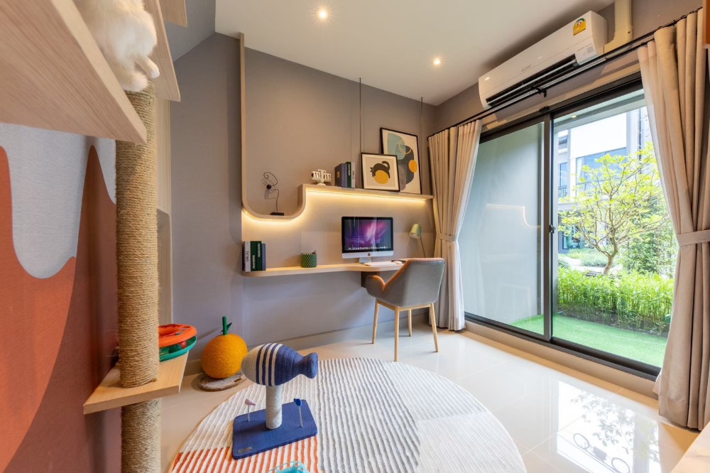 For SaleTownhomeBangna, Bearing, Lasalle : For sale!! Model townhouse, fully furnished, ready to move in, 5.2 meters wide, modern style, near Mega & Ikea Bangna, Central Bangna and international schools.