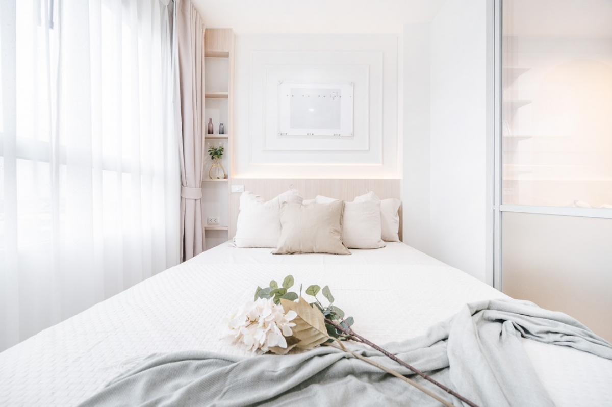 For SaleCondoLadkrabang, Suwannaphum Airport : 🧊Minimalist room is here! Near the airport✈️❄️Lumpini Ville Condo, On Nut, Lat Krabang✨