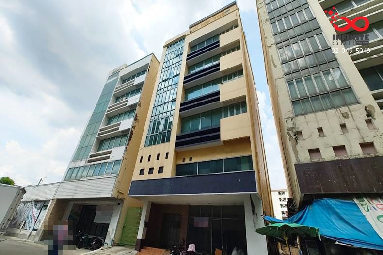 For SaleHome OfficeLadprao101, Happy Land, The Mall Bang Kapi : Office building for sale, 6 floors, 54 square wah, Soi Ramkhamhaeng 81/1, Ramkhamhaeng Road
