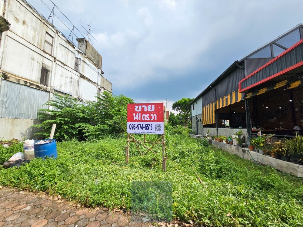 For SaleLandPathum Thani,Rangsit, Thammasat : For sale: vacant land, 141 sq.w., Soi Lam Luk Ka 10, next to Lam Luk Ka Road, good location, suitable for business.