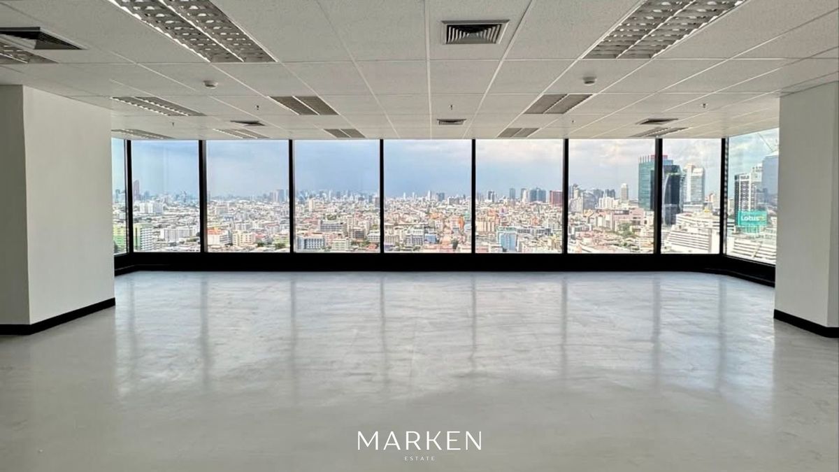 For RentOfficeRatchadapisek, Huaikwang, Suttisan : For Rent: Office Space in New Building, Ratchadapisek-Rama 9, Near MRT