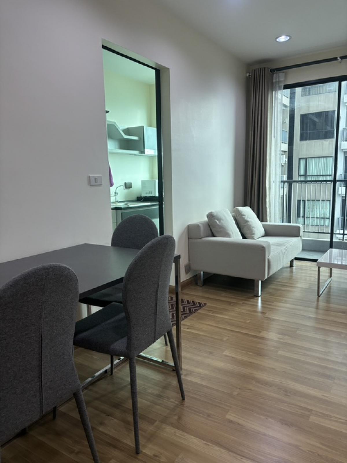 For SaleCondoKasetsart, Ratchayothin : The cheapest in the corner room, 2 bedrooms, size 48.24 sqm.