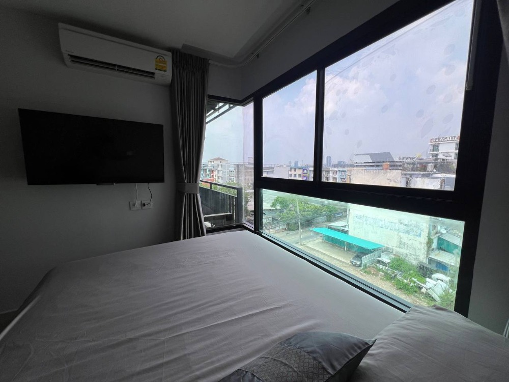For SaleCondoBangna, Bearing, Lasalle : Room for sale with free electrical appliances, ready to move in, Villa Lasalle Sukhumvit 105 Project (SM759)