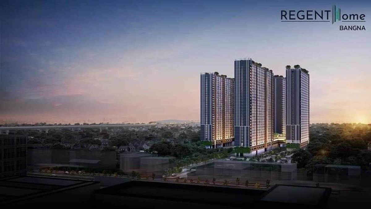 Sale DownCondoBangna, Bearing, Lasalle : Down payment sale: Regent Home Bangna (new project) no additional charges