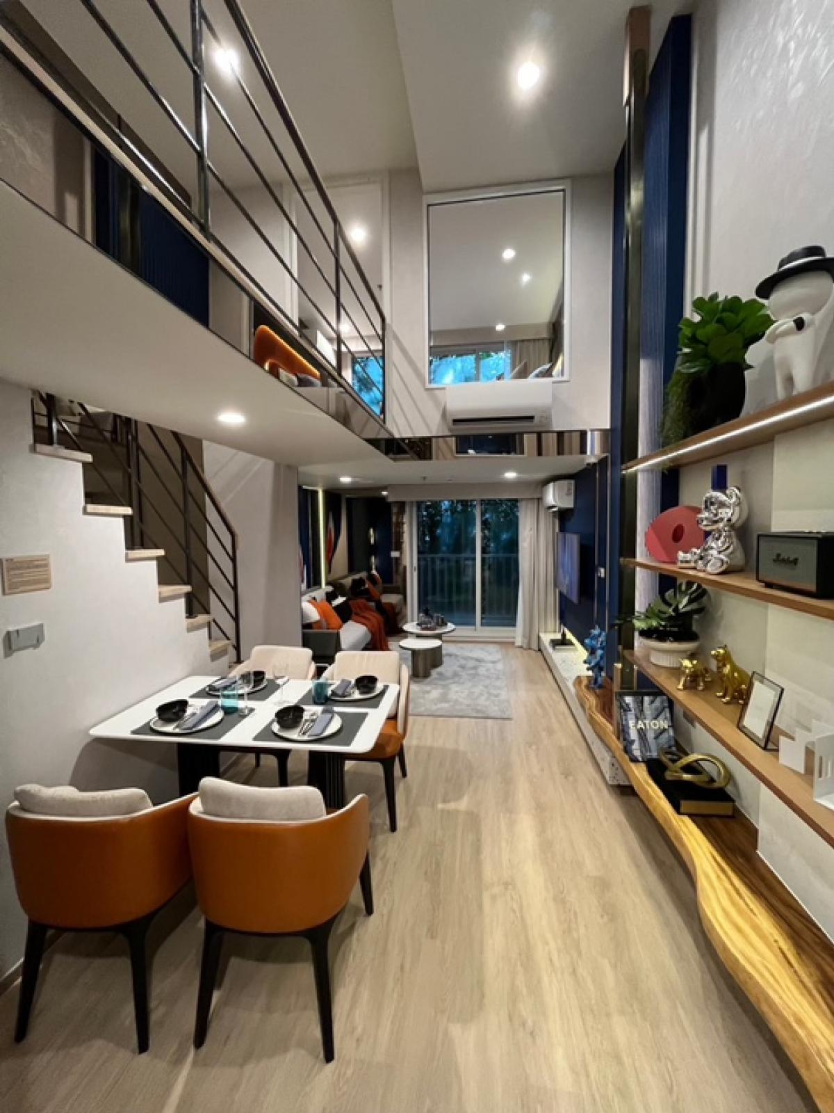 For SaleCondoSilom, Saladaeng, Bangrak : Selling cheaper than the project 1 million ❤️ Room around VIP Paragon, the most discount Culture Chula, a condo opposite Chula, 2 bedrooms, 1 bathroom, 2 floors, a total area of ​​56SQM❤️, a high -class garden view, no view, only 12,346,800 baht. Includin