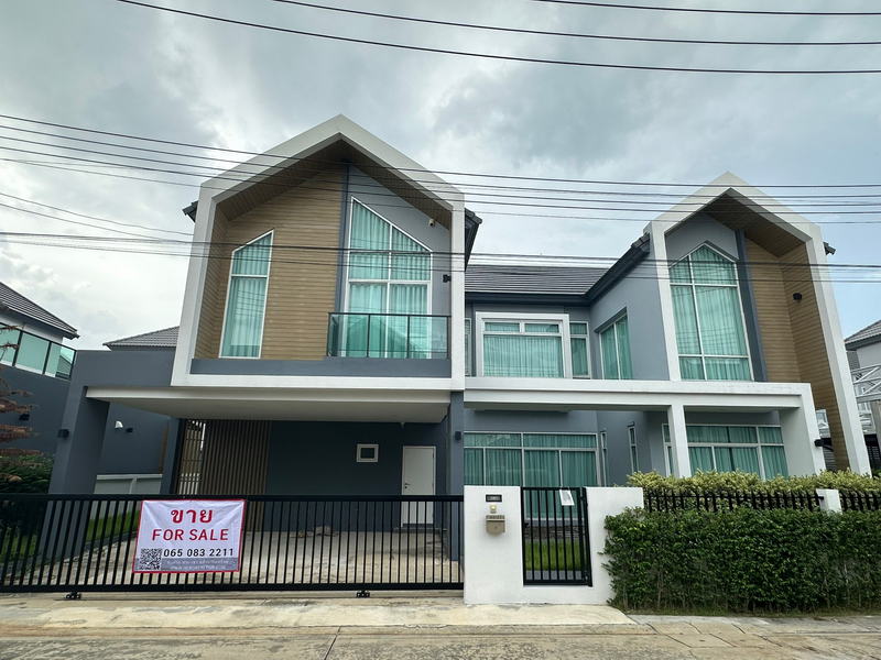 For SaleHousePathum Thani,Rangsit, Thammasat : For Sale Pathum Thani Single House Baan Fah Piyarom Nordern Lam Luk Ka BRE22616