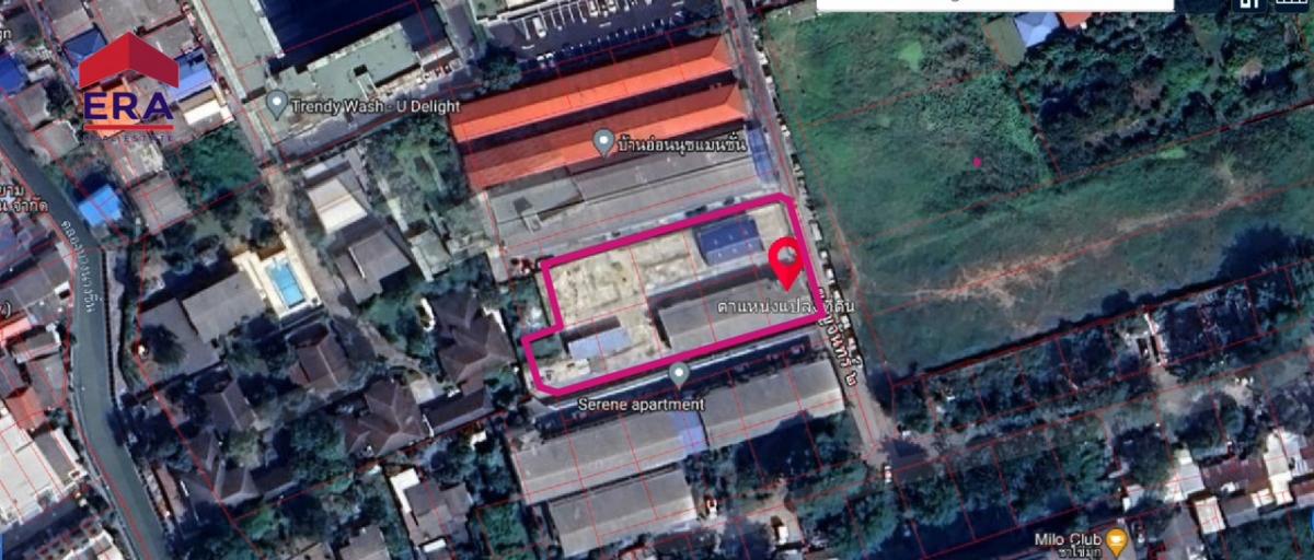 For RentLandOnnut, Udomsuk : Land for rent with warehouse, area 1-2-03 rai, Soi Khwanchan 2, On Nut Road, Suan Luang Subdistrict, Suan Luang District, Bangkok.