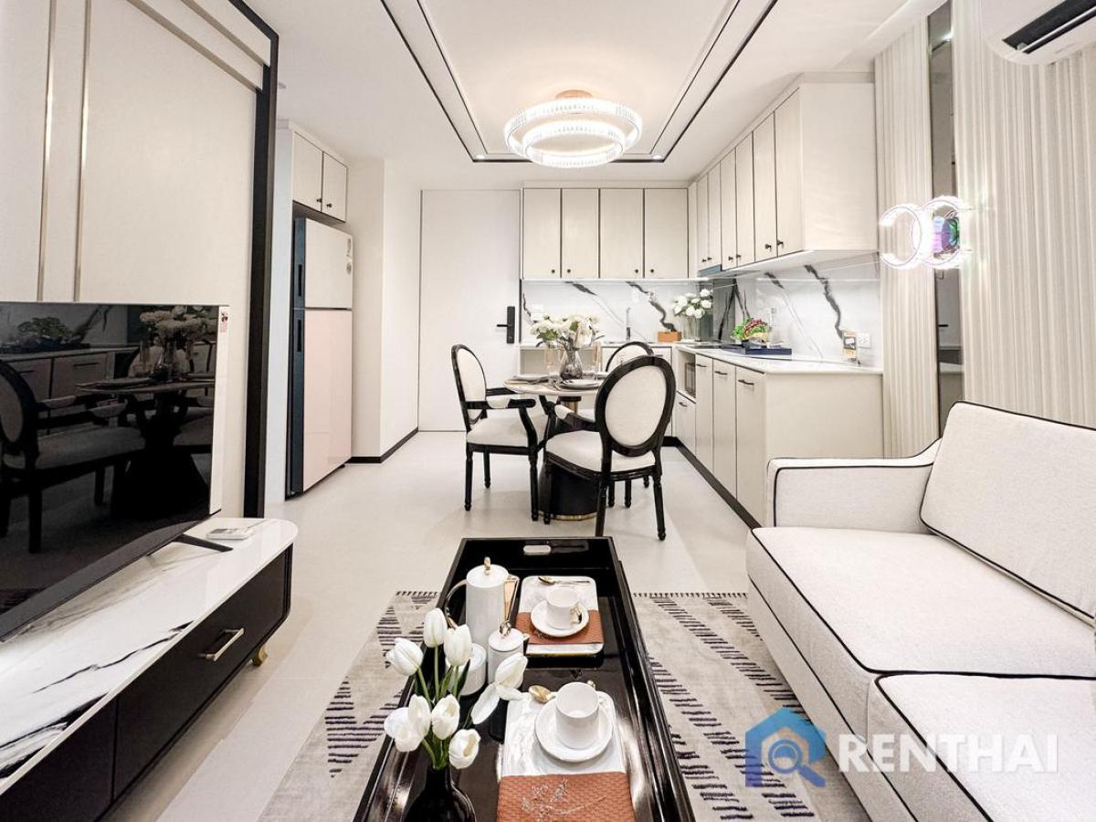 For SaleCondoPattaya, Bangsaen, Chonburi : Fully-Furnished large 1bed Embassy Condo in Pattaya, Exceptional Facilities, 6.7 M Thb